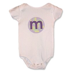 monogram onesie