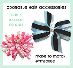 hair accessories made to match gymboree