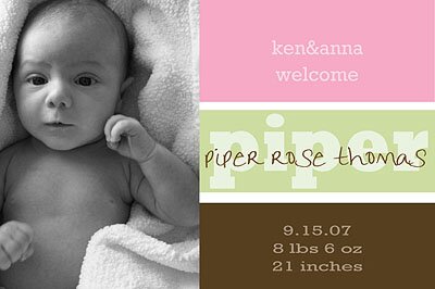 discount custom photo birth announcements